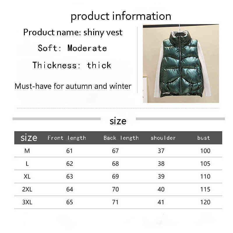 Pink Jackets For Women Winter Warm Padded Puffer Gilet Vests Sleeveless Parkas Jacket White Duck Down Coat Fall 211120