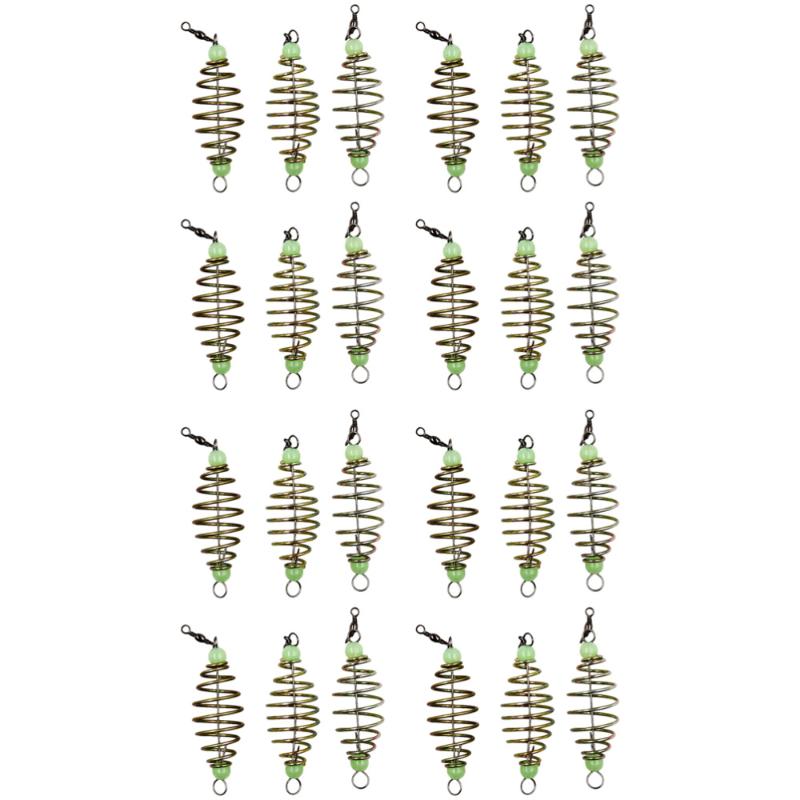 Fishing Hooks 24Pcs Luminous Metal Bait Holders Cages Accessories
Fishing Hooks 24Pcs Luminous Metal Bait Holders Cages Accessories