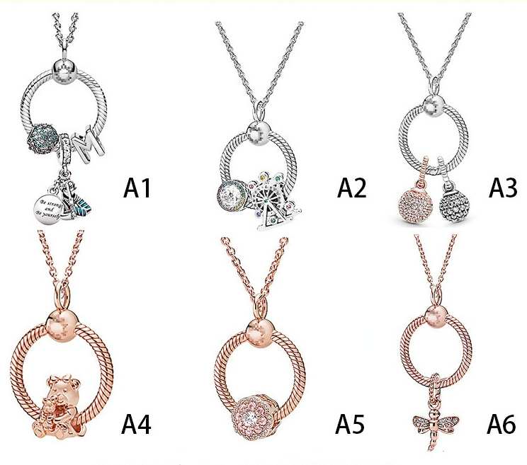 Genuine S925 Sterling Silver Fit Pandora Couple Necklace Rose Gold Fashion All-match Clavicle Chain Love Heart Blue Crysta Charm For Beads Charms
Genuine S925 Sterling Silver Fit Pandora Couple Necklace Rose Gold Fashion All-match Clavicle Chain Love Heart Blue Crysta Charm For Beads Charms