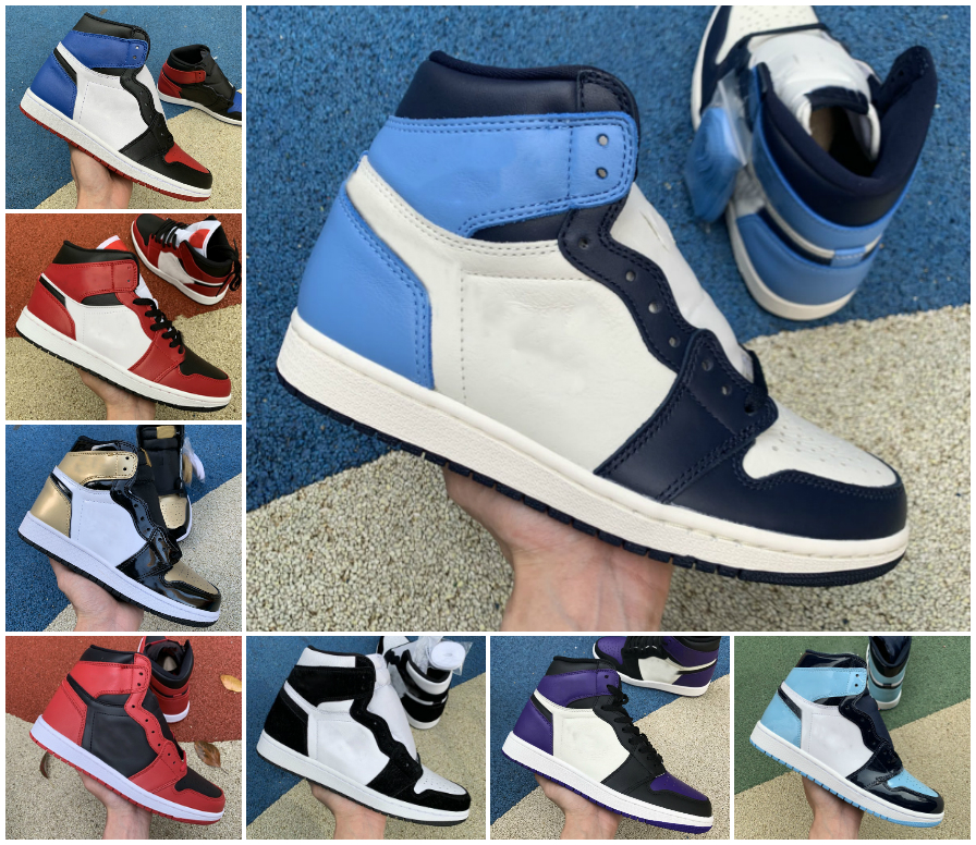 High 1 1s Basketball Shoes Men Women TWIST Bred Toe Black Green Game Royal Obsidian UNC Patent Court Purple Shattered FRAGMENT Banned Chicag
High 1 1s Basketball Shoes Men Women TWIST Bred Toe Black Green Game Royal Obsidian UNC Patent Court Purple Shattered FRAGMENT Banned Chicag