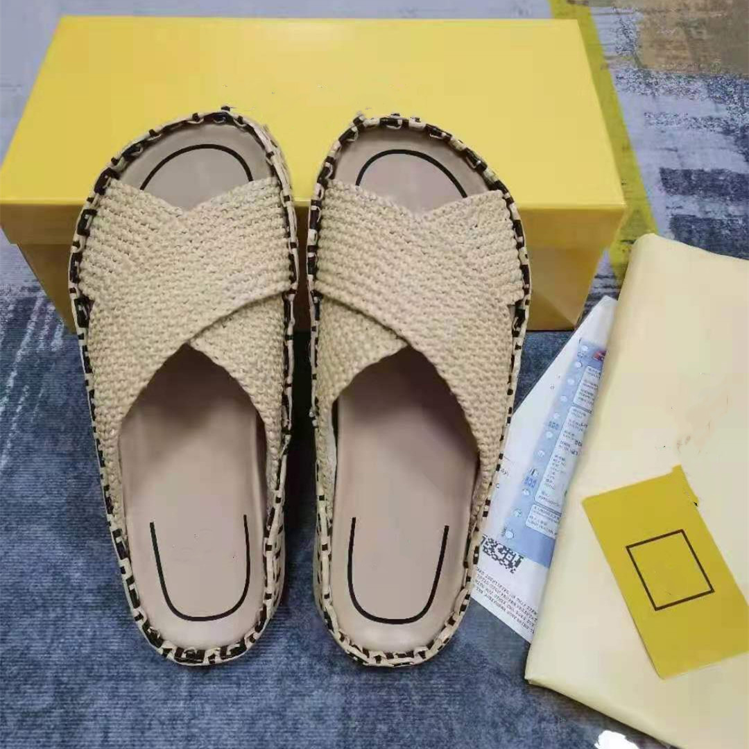 2021 Summer Women's Slipper Fashion Designer Comfortable Latest Straw Flat Slipper, Black
2021 Summer Women's Slipper Fashion Designer Comfortable Latest Straw Flat Slipper, Black