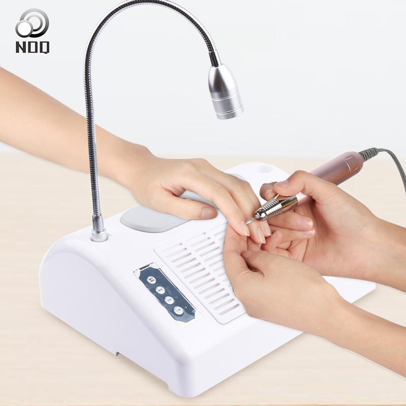 Nail Dryers NOQ 5In1 UV LED Lamp For Nails 39leds Dryer Fan Lamps Manicure With Vacuum Cleaner Dust Collector Machine
