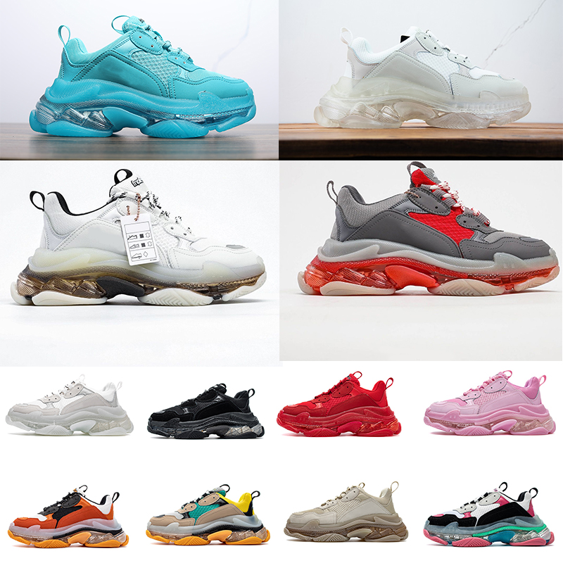 Paris 17FW Crystal Bottom Triple-S Leisure Shoe Dad Shoes Platform Triple S Sneakers for Men Women Vintage Old Grandpa Trainer size 35-45, Color#30
Paris 17FW Crystal Bottom Triple-S Leisure Shoe Dad Shoes Platform Triple S Sneakers for Men Women Vintage Old Grandpa Trainer size 35-45, Color#30