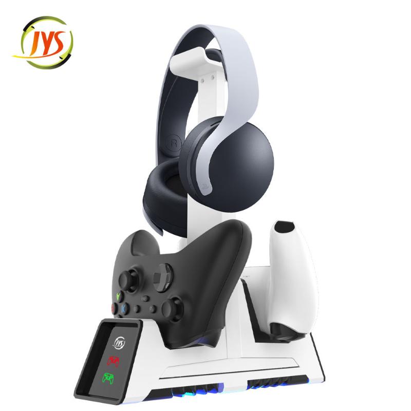 Game Controllers & Joysticks Clear LED Indicator Charging Dock For PS5 Controller Base Xbox Gamepad Charger Station With Headphone Stand Hol
Game Controllers & Joysticks Clear LED Indicator Charging Dock For PS5 Controller Base Xbox Gamepad Charger Station With Headphone Stand Hol