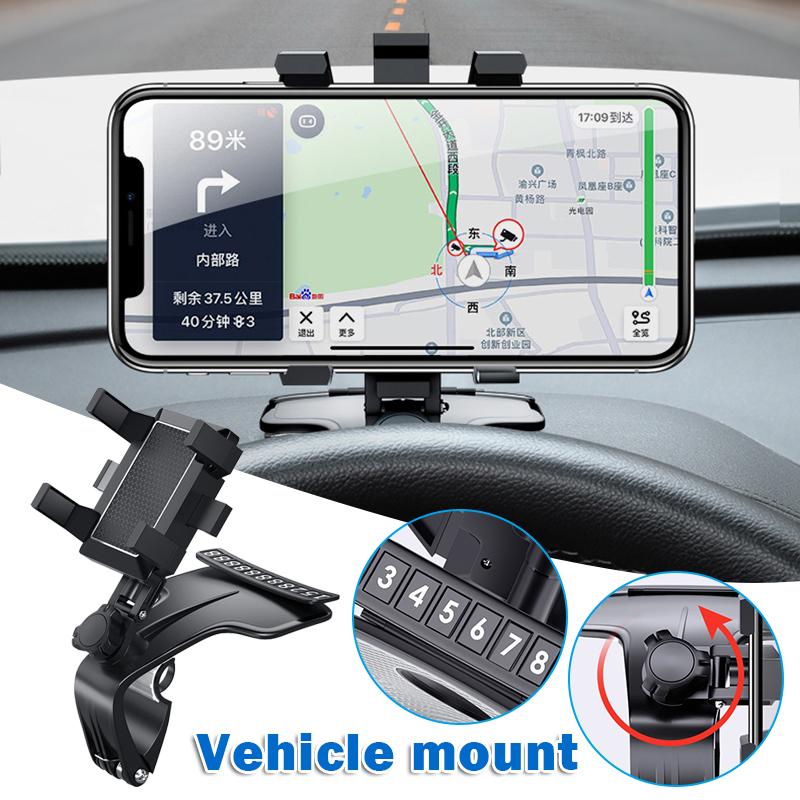 Cell Phone Mounts & Holders Black Holder In Car 1200 Degree Rotation Mount Stand With Number Stickers For Driving Navigate Tools
Cell Phone Mounts & Holders Black Holder In Car 1200 Degree Rotation Mount Stand With Number Stickers For Driving Navigate Tools