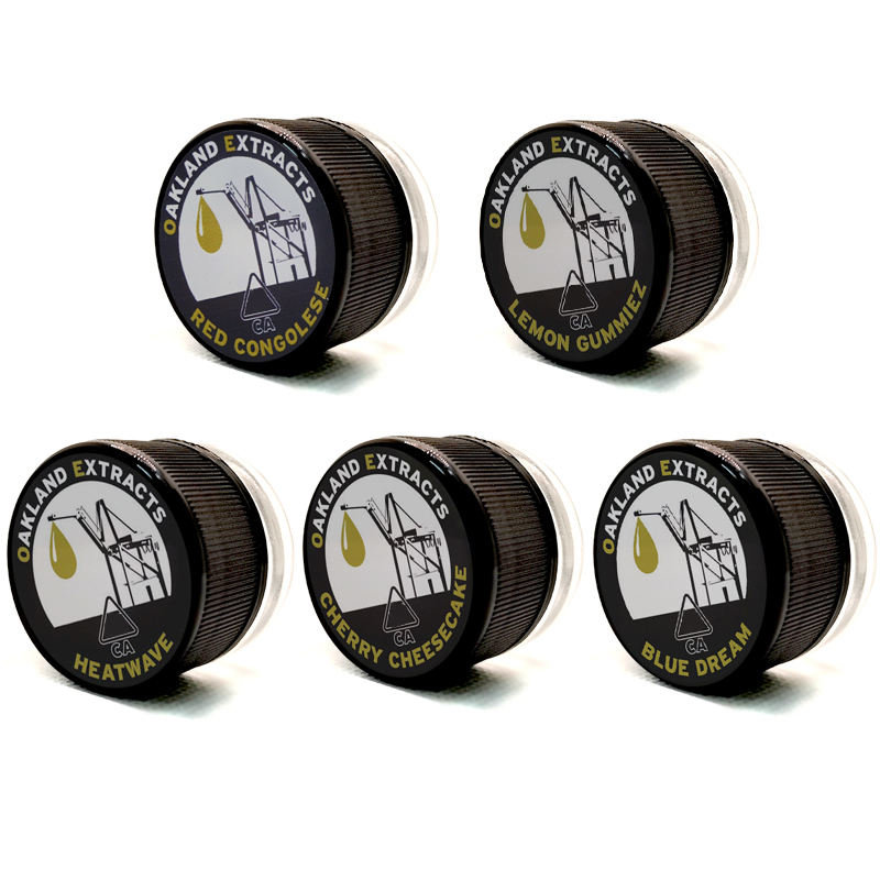 oakland extracts glass wax jar mini bottle 5 designs stickers lemon gummiez blue dream oil concentrate container
oakland extracts glass wax jar mini bottle 5 designs stickers lemon gummiez blue dream oil concentrate container