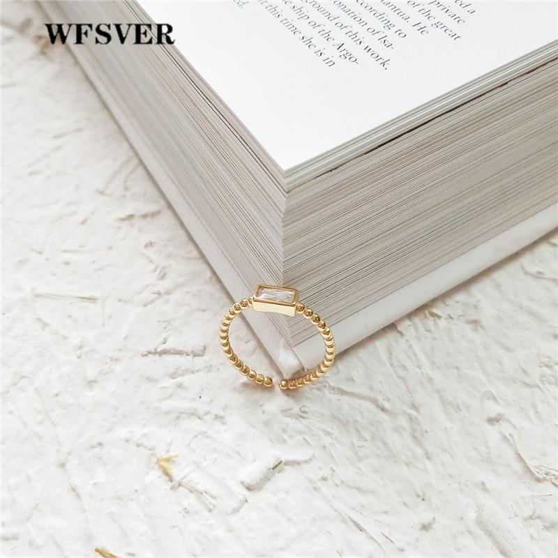 Cluster Rings WFSVER Women 925 Sterling Silver Korea Style Ring Gold Color With Square Crystal Opening Adjustable Fine Jewelry Gift, Golden;silver
Cluster Rings WFSVER Women 925 Sterling Silver Korea Style Ring Gold Color With Square Crystal Opening Adjustable Fine Jewelry Gift, Golden;silver