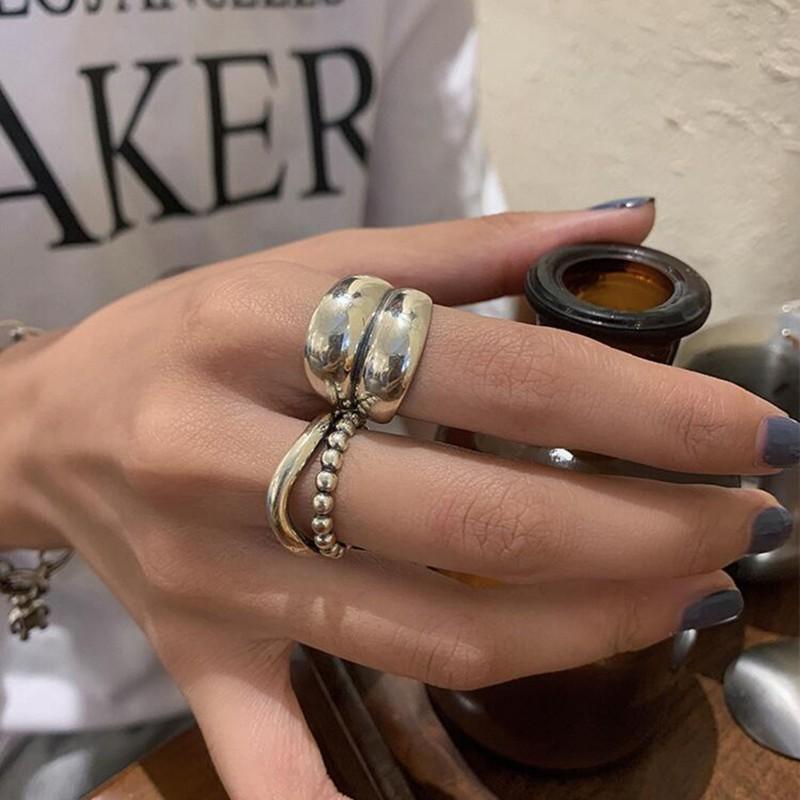 Wedding Rings ARLIE 925 Sterling Silver Punk Hiphop For Women 2021 Fashion Vintage Wave Geometric Handmade Party Jewelry Gifts
Wedding Rings ARLIE 925 Sterling Silver Punk Hiphop For Women 2021 Fashion Vintage Wave Geometric Handmade Party Jewelry Gifts