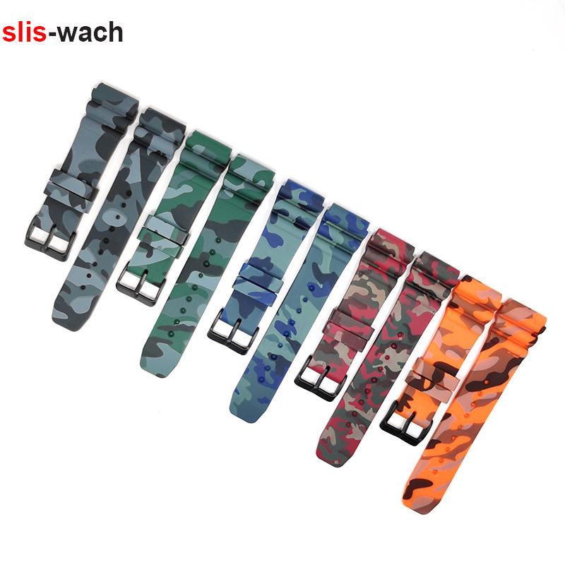Watch Bands Accessories Band FOR Men Brand Camouflage Army Strap Silicone Bracelet 22MM Rubber Belt, Black;brown
Watch Bands Accessories Band FOR Men Brand Camouflage Army Strap Silicone Bracelet 22MM Rubber Belt, Black;brown