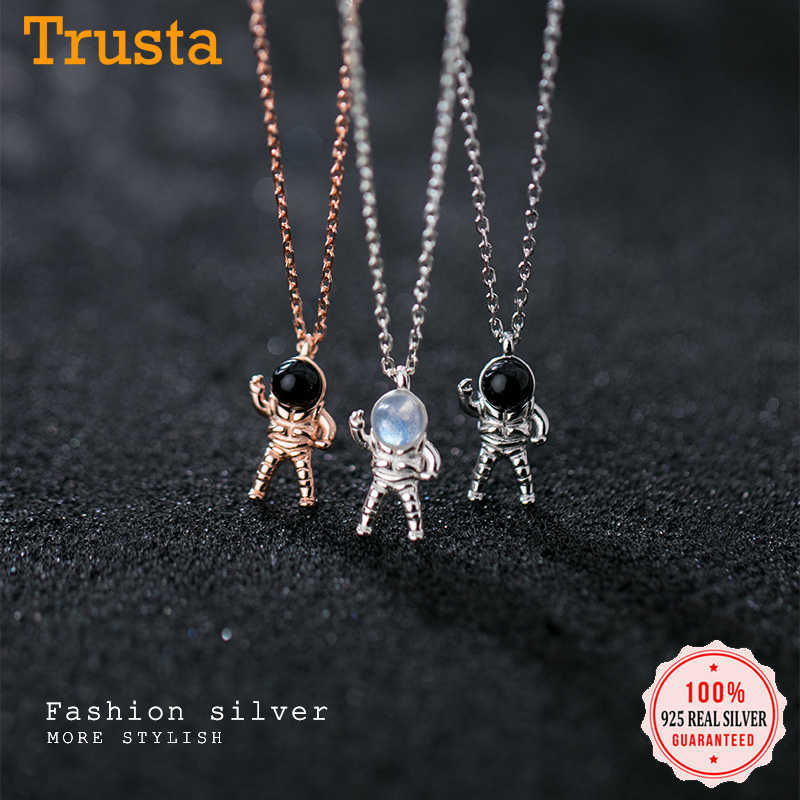 Trustdavis 2020 Genuine Fashion Cute Creative astronauts Pendants Short Necklaces Women Silver 925 Jewelry DA611
Trustdavis 2020 Genuine Fashion Cute Creative astronauts Pendants Short Necklaces Women Silver 925 Jewelry DA611