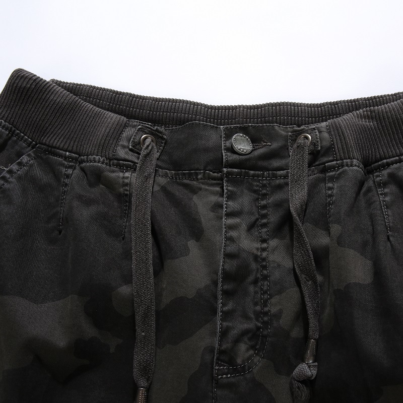 Mens Tight Leg Pencil Pants Camouflage Trousers Fashion Camo Joggers Skinny Leg Sweatpants Male Elastic Waist Cargo Pants 36 38 210518