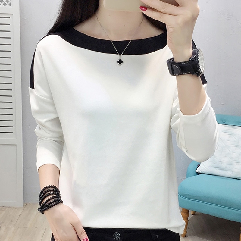 Fashion Women Tops Long Sleeve Shirt O-neck Cotton T-shirt Female White T Tshirt Clothes C956 210602
Fashion Women Tops Long Sleeve Shirt O-neck Cotton T-shirt Female White T Tshirt Clothes C956 210602