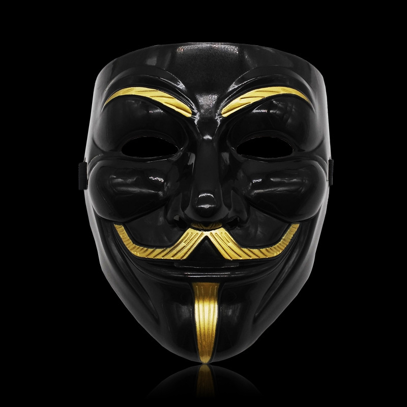 Halloween Masquerade V for Vendetta Hacker Mask Anonymous Guy Masks for Adults