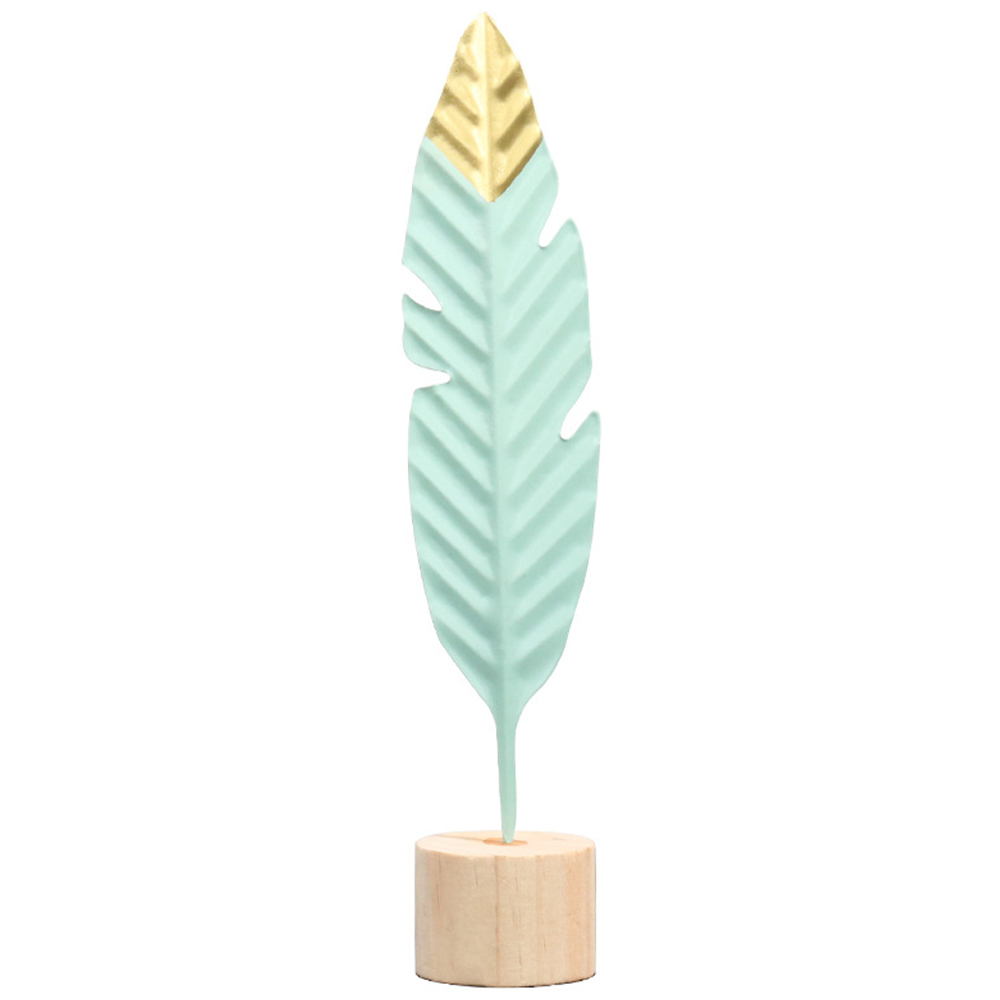 INS Creative Iron Feather Figure Ornaments Figurines Home Decoration Accessories for Living Room Ornaments for Home Decor