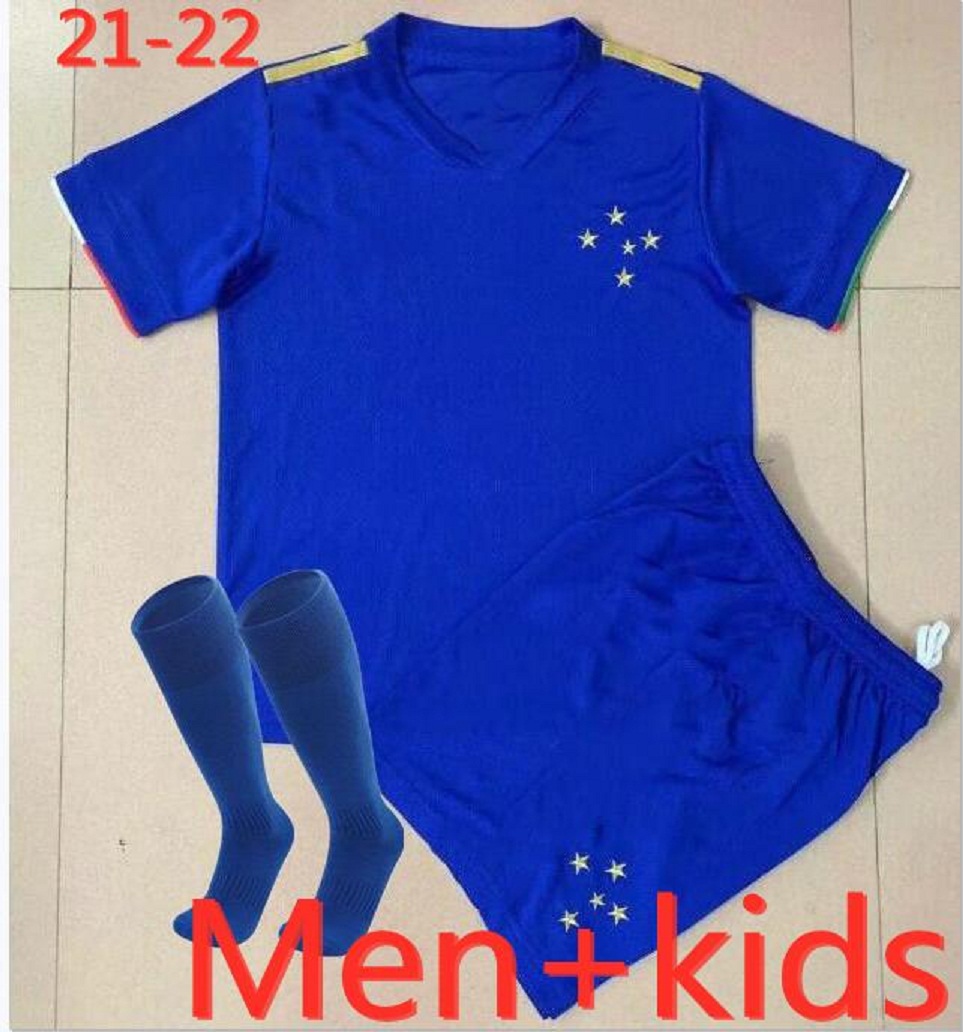 Camisa Cruzeiro 2021 Centenary Home soccer jerseys 100th anniversary 2022 dede Léo M. Moreno Pottker Manoel 100 anos Adults and kids, Blue
Camisa Cruzeiro 2021 Centenary Home soccer jerseys 100th anniversary 2022 dede Léo M. Moreno Pottker Manoel 100 anos Adults and kids, Blue