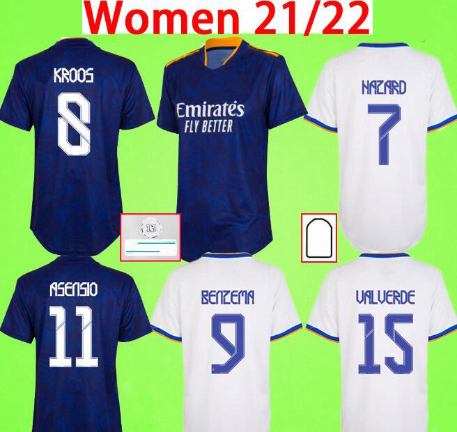 WOMEN REAL MADRID 2021 ASENSIO BENZEMA BALE JAMES SERGIO RAMOS BENZEMA CAMISETAS FHAZARD soccer jersey thailand quality football shirts, 21-22 away+ucl
WOMEN REAL MADRID 2021 ASENSIO BENZEMA BALE JAMES SERGIO RAMOS BENZEMA CAMISETAS FHAZARD soccer jersey thailand quality football shirts, 21-22 away+ucl