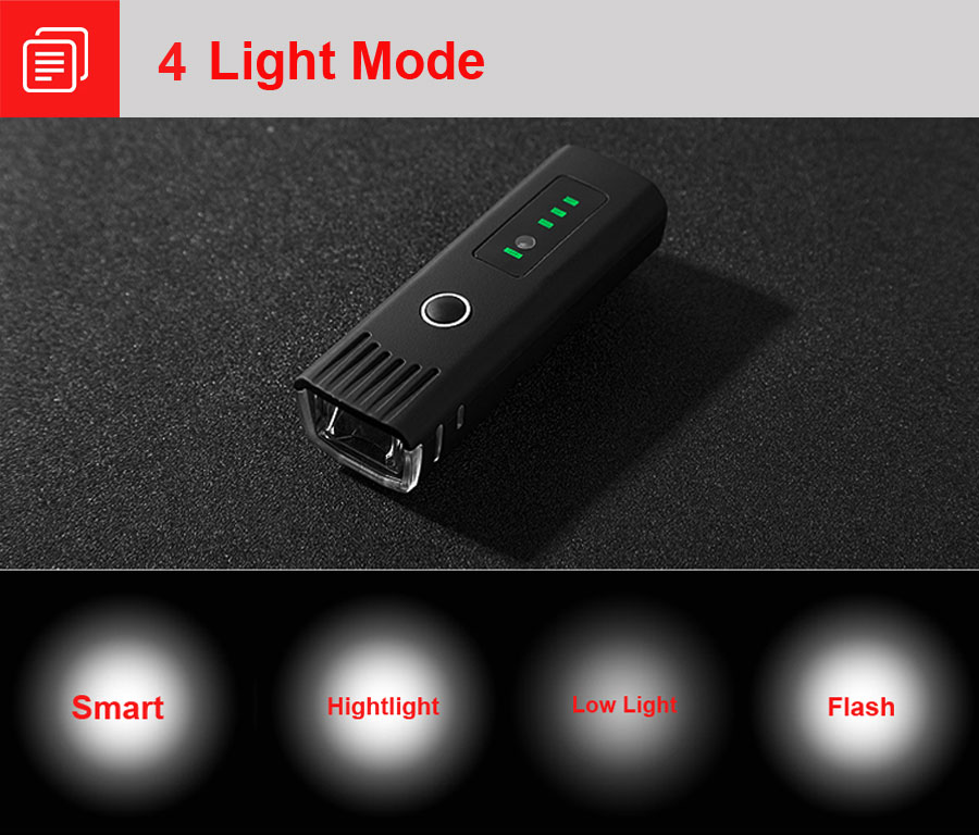 2000mAh Bicycle Front Light Bike Flashlight Bicycle Lantern LED USB Rechargeable MTB Bike Rear Lamp for Cycling Motorcycles Headli