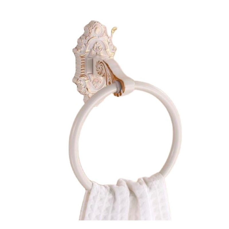 European style white and gold wall mount towel ring bathroom accessories bathrobe older
European style white and gold wall mount towel ring bathroom accessories bathrobe older
