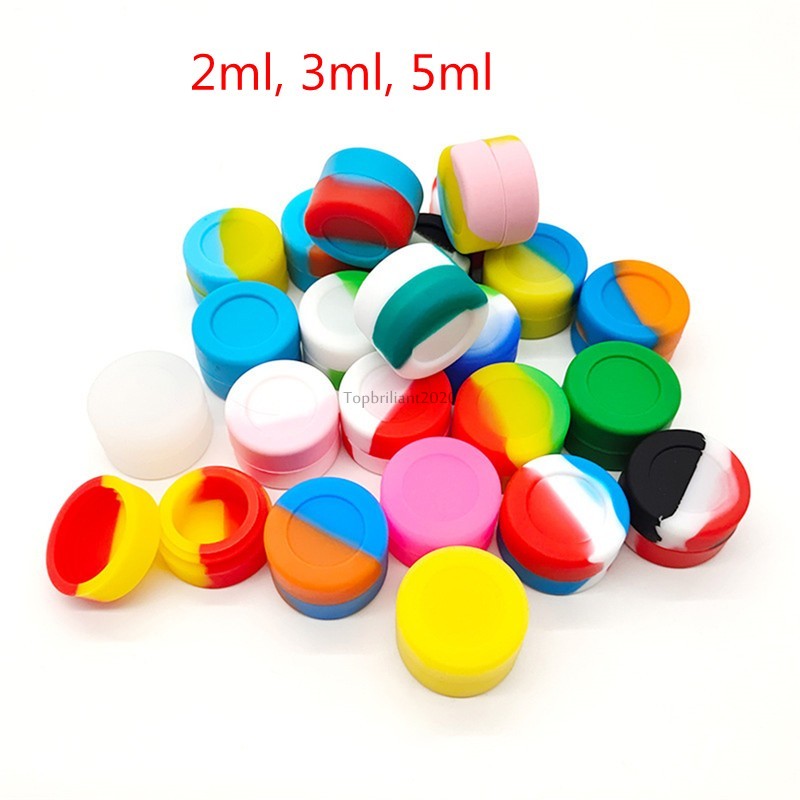 Nonstick wax containers silicone box 5ml silicon container food grade jars dab tool storage jar oil holder for vaporizer vape FY2414-16
Nonstick wax containers silicone box 5ml silicon container food grade jars dab tool storage jar oil holder for vaporizer vape FY2414-16