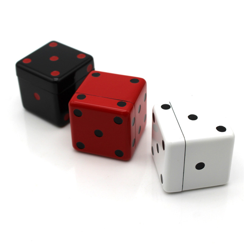 Unique design Dice shape 2 layers dia 4cm Aluminum Grinders herb smoking grinder multiple colors Smoke Accessories
Unique design Dice shape 2 layers dia 4cm Aluminum Grinders herb smoking grinder multiple colors Smoke Accessories