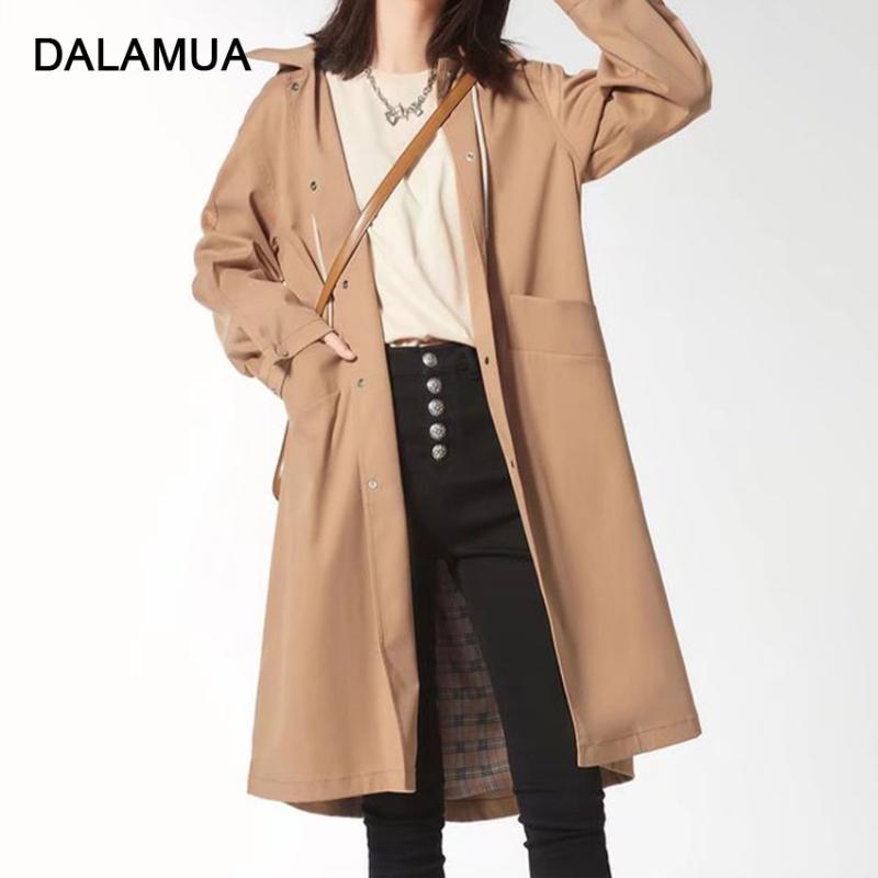 women's trench coats women blend hooded long sleeve overcoat 2021 autumn lady solid camel loose elegant korean female jackets casual, Tan;black
women's trench coats women blend hooded long sleeve overcoat 2021 autumn lady solid camel loose elegant korean female jackets casual, Tan;black