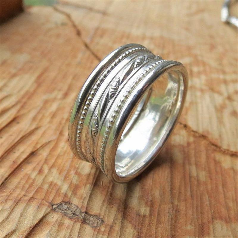 Vintage Jewelry Bilateral Concave Pattern Female Ring Party Glamour Accessories Engagement Wedding Lover Gift Cluster Rings
Vintage Jewelry Bilateral Concave Pattern Female Ring Party Glamour Accessories Engagement Wedding Lover Gift Cluster Rings