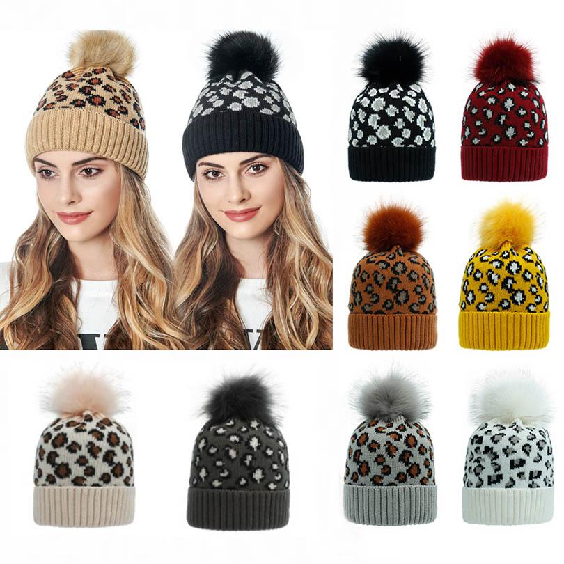 Women Winter Knitted Beanies Leopard Wool Hat With Pom Casual Skullies Warm Caps 9 Colors HH21-15pcs Free DHL Ship 511
Women Winter Knitted Beanies Leopard Wool Hat With Pom Casual Skullies Warm Caps 9 Colors HH21-15pcs Free DHL Ship 511