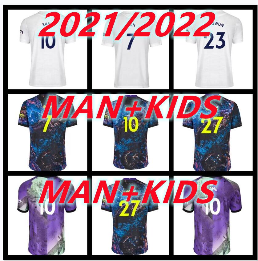 21 22 KANE SON BERGWIJN Soccer Jerseys HOJBJERG colorful Away 2021 2022 LUCAS DELE Third 3rd Tottenham Football kit shirt BRYAN purple tops Men kids sets
21 22 KANE SON BERGWIJN Soccer Jerseys HOJBJERG colorful Away 2021 2022 LUCAS DELE Third 3rd Tottenham Football kit shirt BRYAN purple tops Men kids sets