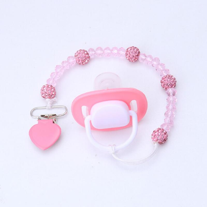 Pacifiers# Crystal Baby Pacifier Clips Necklace Dummy Nipple Soother Holder Anti Folder Clip Chain Stroller Hook Hanging
Pacifiers# Crystal Baby Pacifier Clips Necklace Dummy Nipple Soother Holder Anti Folder Clip Chain Stroller Hook Hanging