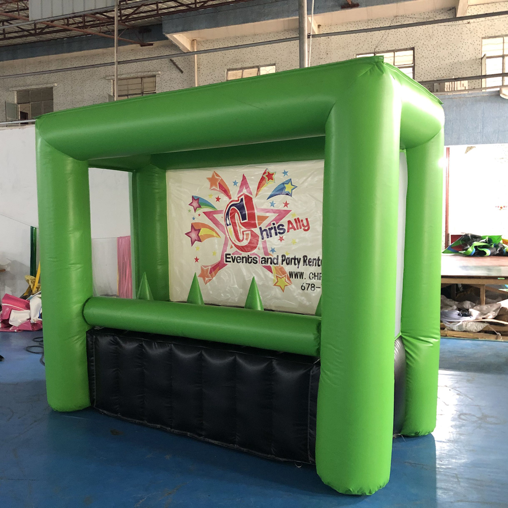 Custom color inflatable archery game with floating targets shooting range hover balls sports for adults 10 arrows