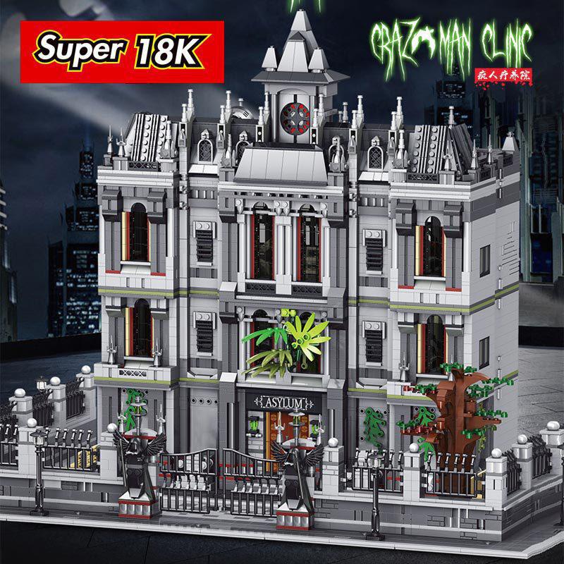 Creator Series MOC Arkham Asylum With light Advanced model Small Particles Building Blocks 7620pcs Bricks Education Toys K128
Creator Series MOC Arkham Asylum With light Advanced model Small Particles Building Blocks 7620pcs Bricks Education Toys K128