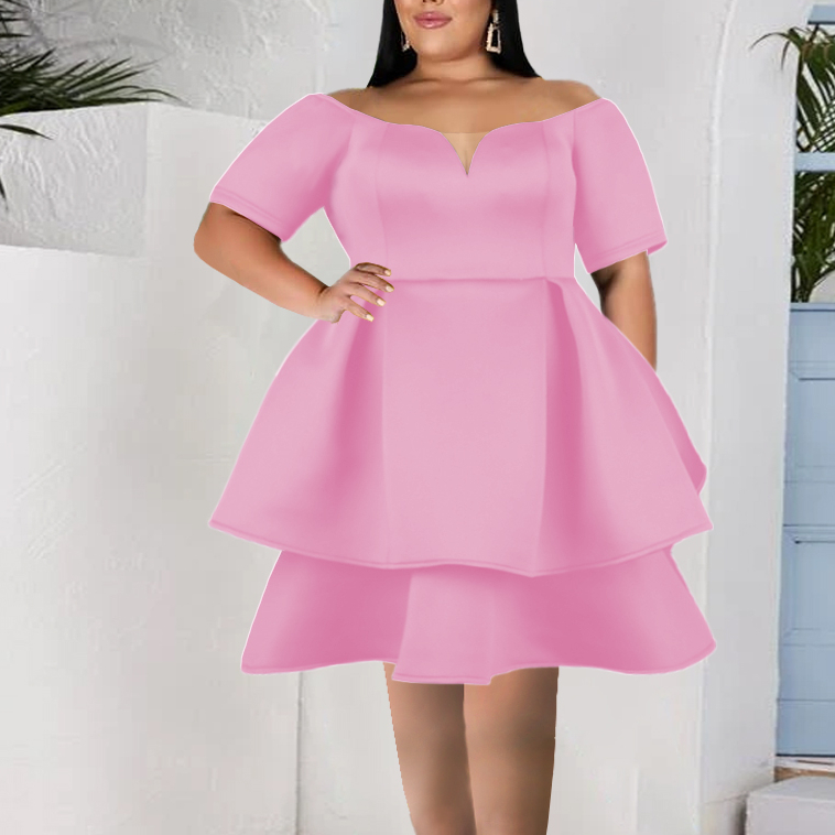 Plus Size Ladies Party Dresses Off Shoulder V Neck Blue Ruffles Sexy Mini Birthday Evening Occasion Robes Ball Gown Summer 210416, Navy blue
Plus Size Ladies Party Dresses Off Shoulder V Neck Blue Ruffles Sexy Mini Birthday Evening Occasion Robes Ball Gown Summer 210416, Navy blue