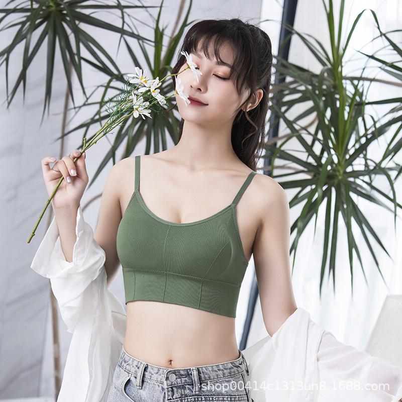 Bras Beauty Back Wrapped Chest Wipe Adjustable Sports Bottom Sling Vest No Steel Ring Underwear Woman, Beige
Bras Beauty Back Wrapped Chest Wipe Adjustable Sports Bottom Sling Vest No Steel Ring Underwear Woman, Beige
