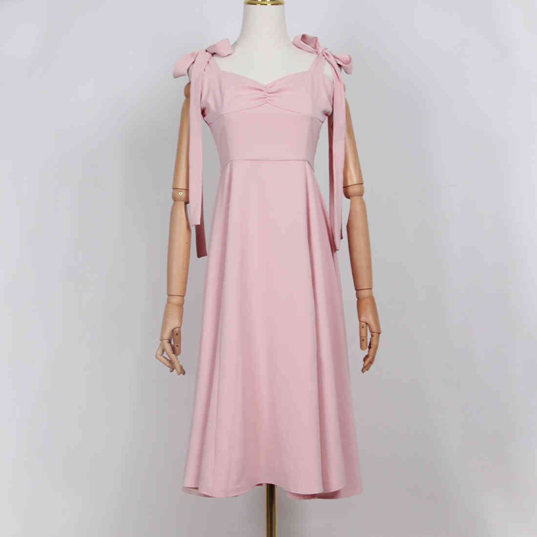 DEIVE TEGER new arrival lemon floral print &blush pink midi sundress women holiday beach dress women summer dress 8290 210331Z