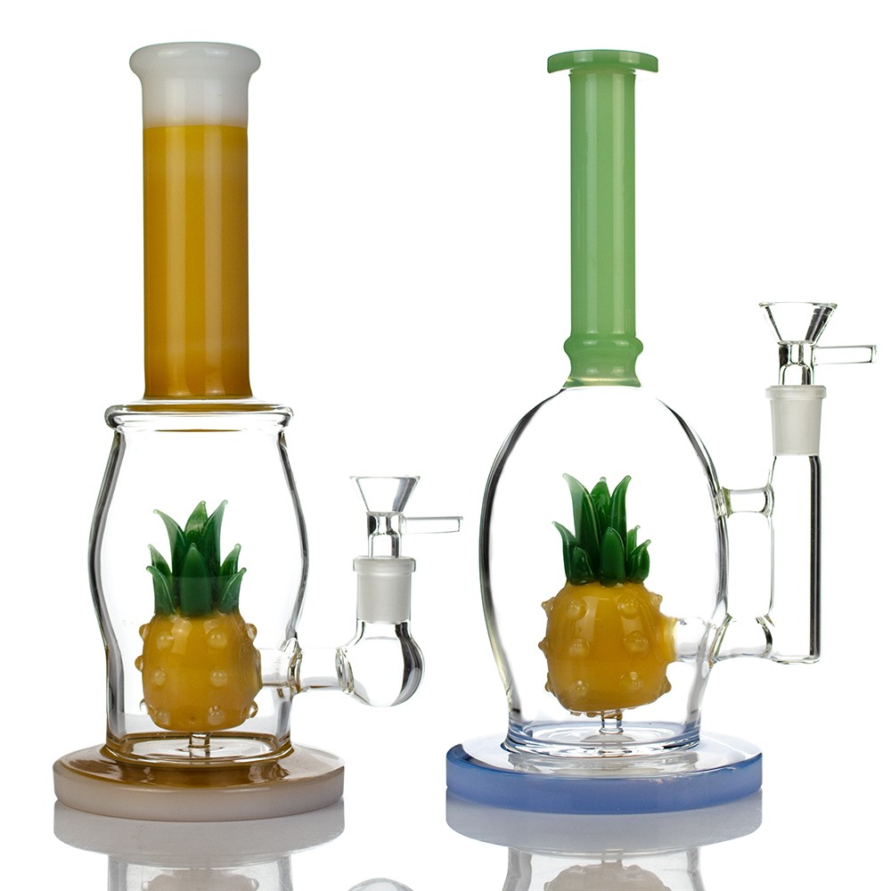 Pineapple Glass Bong 11 inch Hookah Water Pipe Unique Recycler Heady dab Oil Rig Bubbler with 14mm Bowl
Pineapple Glass Bong 11 inch Hookah Water Pipe Unique Recycler Heady dab Oil Rig Bubbler with 14mm Bowl