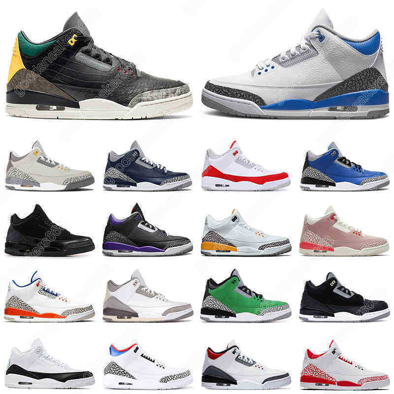3s men basketball shoes 3 Racer Blue UNC Midnight Navy Cement Black Cat Varsity Royal Cool Grey mens trainers
3s men basketball shoes 3 Racer Blue UNC Midnight Navy Cement Black Cat Varsity Royal Cool Grey mens trainers