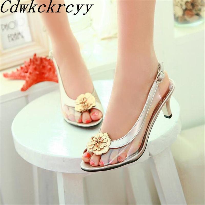 Summer Pattern Fashion Simplicity Temperament Fish Mouth High-heeled Women Sandals Golden Silvery Black 34-46
Summer Pattern Fashion Simplicity Temperament Fish Mouth High-heeled Women Sandals Golden Silvery Black 34-46