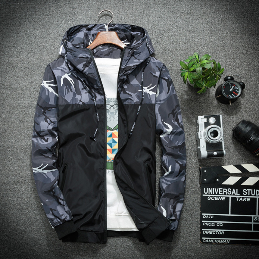 Mens Military Windbreaker Camouflage Patchwork ets Coats Fashion Streetwear Men et Camo High Quality Cloth HH130, Black;brown
Mens Military Windbreaker Camouflage Patchwork ets Coats Fashion Streetwear Men et Camo High Quality Cloth HH130, Black;brown