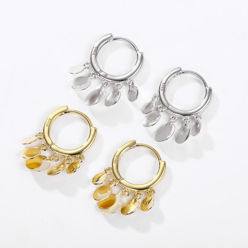 Hoop & Huggie Binmonray 925 Sterling Silver Small Wafer Round Tassel Ear Buckle For Women Metal Short Fashion Personality Earings Jewelry
Hoop & Huggie Binmonray 925 Sterling Silver Small Wafer Round Tassel Ear Buckle For Women Metal Short Fashion Personality Earings Jewelry