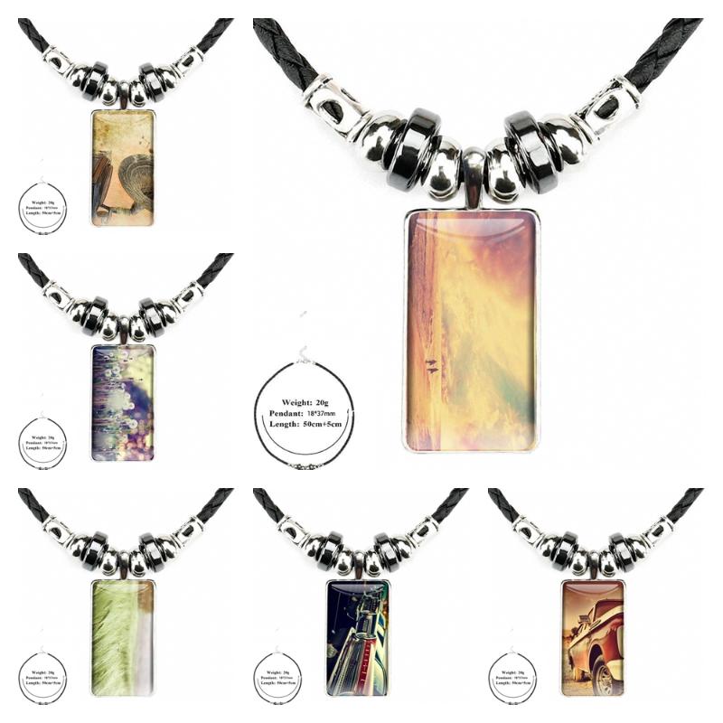 Pendant Necklaces Glass Cabochon Jewelry Steel Color With Long Choker Rectangle Black Hematite Necklace Retro Wind Compatible For Men, Silver
Pendant Necklaces Glass Cabochon Jewelry Steel Color With Long Choker Rectangle Black Hematite Necklace Retro Wind Compatible For Men, Silver