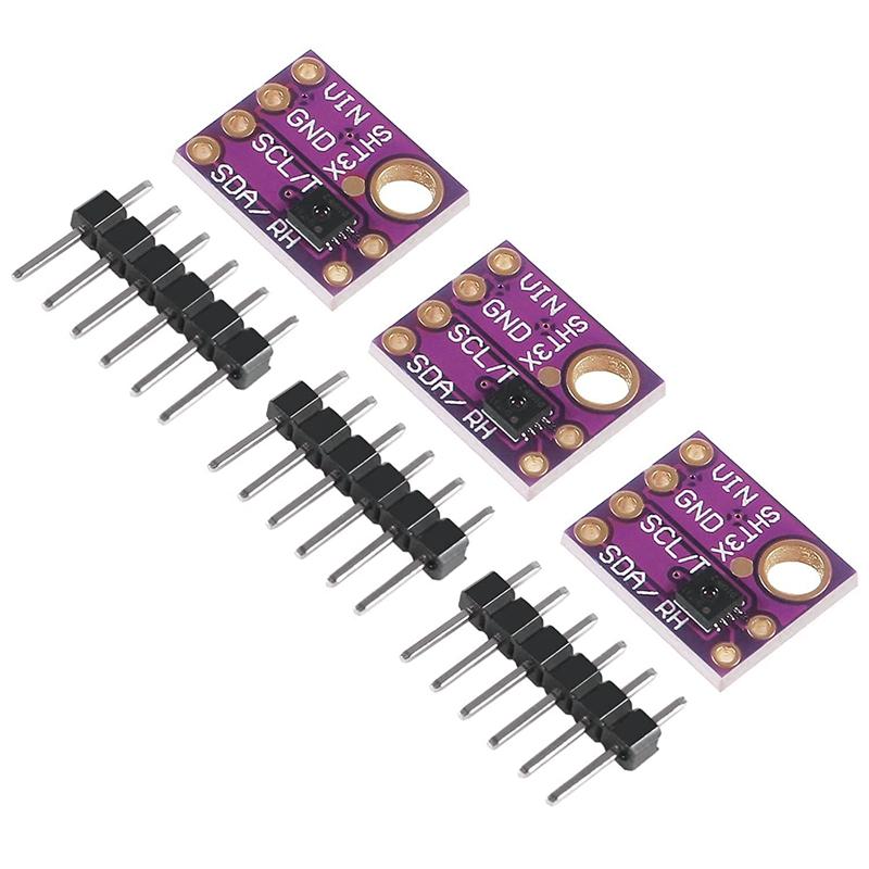 Smart Home Control 3Pcs SHT31-D Temperature Humidity Sensor Digital Output Module IIC I2C Interface 3.3V For Arduino Raspberry Pi
Smart Home Control 3Pcs SHT31-D Temperature Humidity Sensor Digital Output Module IIC I2C Interface 3.3V For Arduino Raspberry Pi