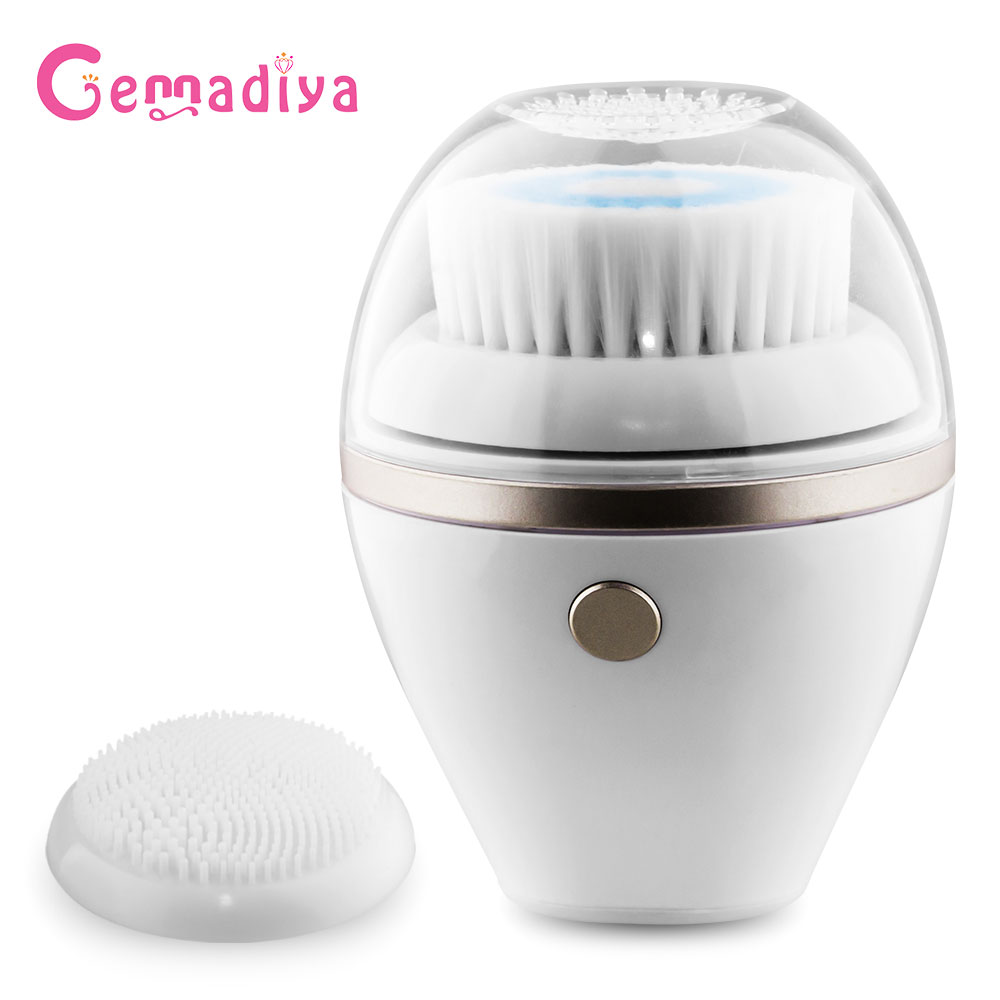 2IN1 Electric Face Cleanser Sonic Facial Cleansing Brush Soft Care Head Deep Pore Cleansing Head Washer Blackhead Acne Remover
2IN1 Electric Face Cleanser Sonic Facial Cleansing Brush Soft Care Head Deep Pore Cleansing Head Washer Blackhead Acne Remover