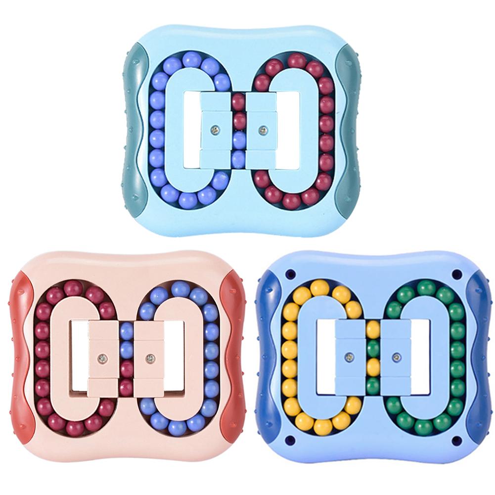 Rotating Magic Bean Fingertip Fidget Handheld Toy for Adults Kids Creative Stress Relief Decompression Portable Educational