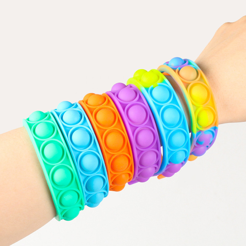 Fidget Toys For Children Push Bubble Dimple Bracelet Decompression Adults Anti Stress Reliever Sensory Toy Kids Gift
Fidget Toys For Children Push Bubble Dimple Bracelet Decompression Adults Anti Stress Reliever Sensory Toy Kids Gift