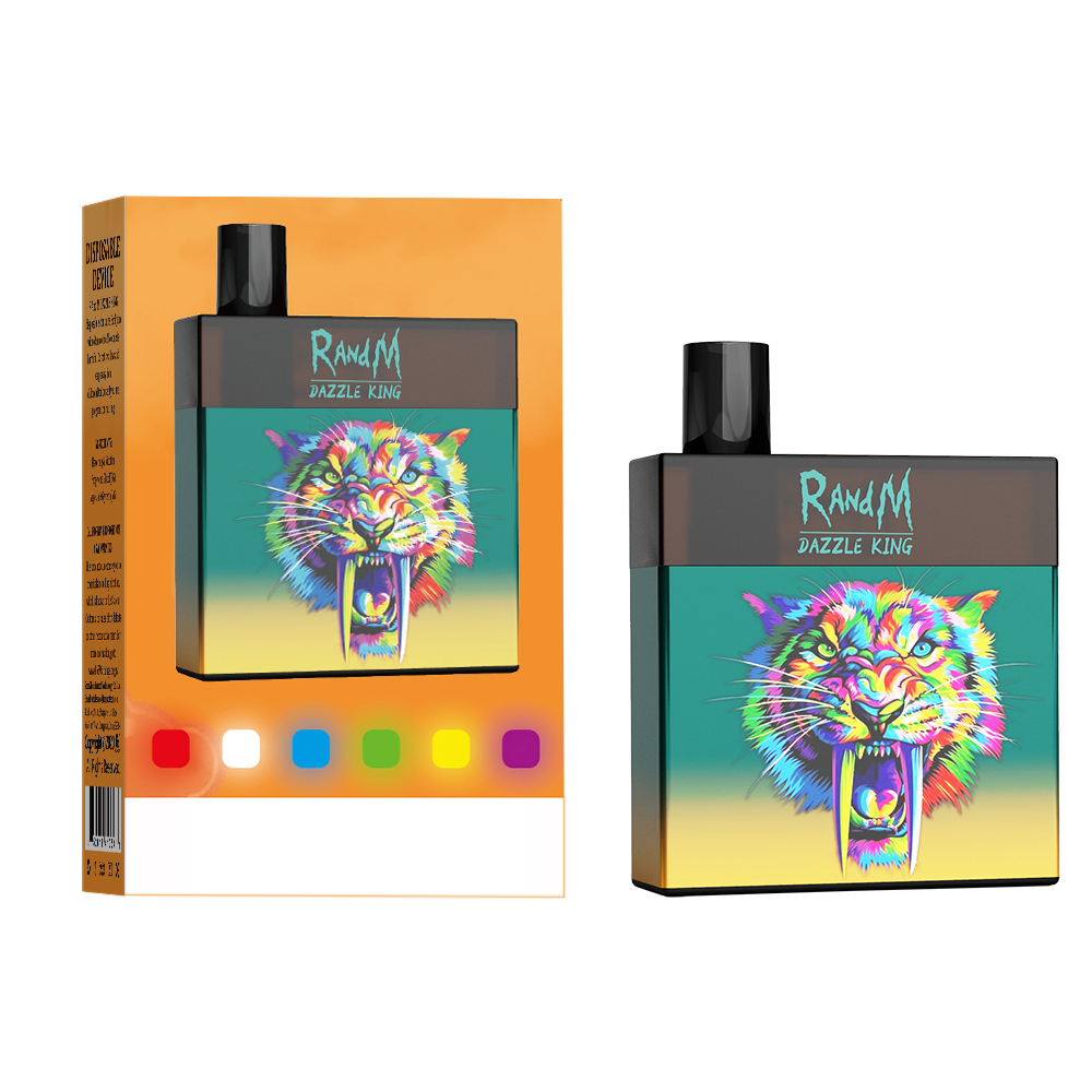 RandM Dazzle King 3000 puffs Disposable E cigarette vapes 12 Flavors Available vape E-cigarette Vaporizer
RandM Dazzle King 3000 puffs Disposable E cigarette vapes 12 Flavors Available vape E-cigarette Vaporizer