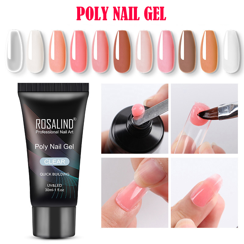 Pure Color Poly Nail Polish Gel Acrylic Extension Semi Permanent Crystal Fake Tips Jelly Nails Art Design Lengthening Glue 30ML UV/LED Lamp Cured, As picture
Pure Color Poly Nail Polish Gel Acrylic Extension Semi Permanent Crystal Fake Tips Jelly Nails Art Design Lengthening Glue 30ML UV/LED Lamp Cured, As picture