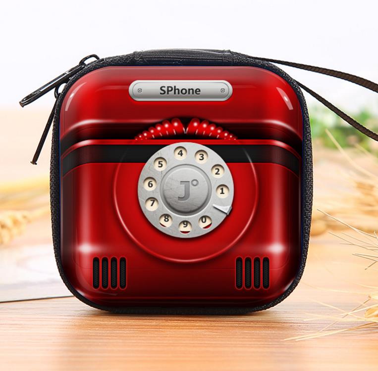 Coin Purse Small Portable Retro Tinplate Zipper Wallet Key Case Change Bags Children Camera Radio Piano Pouch Kids Christmas Gift Birthday Presents Pa