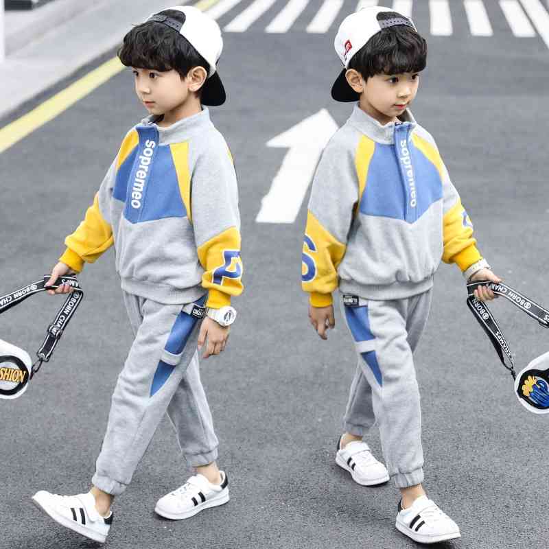 Children's men's suit 2021 new sports spring and autumn sweater two-piece set boy handsome Han banchao
Children's men's suit 2021 new sports spring and autumn sweater two-piece set boy handsome Han banchao