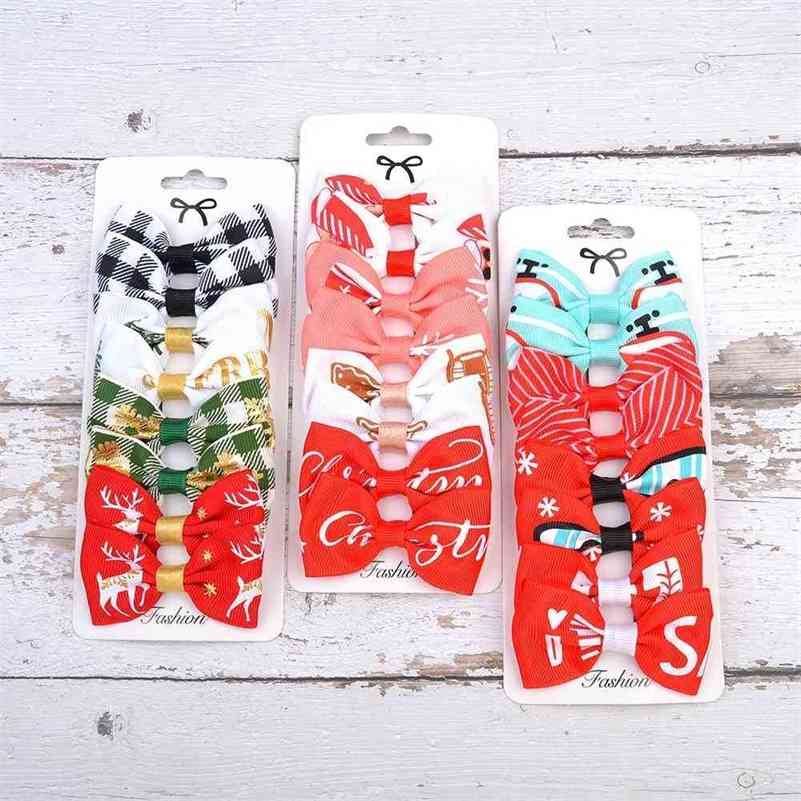 Merry christmas classic hairpin hair bow clips kids girls barrette accessories 8PCS/CARD Xmas party butterfly hairpins bowknots 6.9 inch headwear props H105VI6, Mix design or list
Merry christmas classic hairpin hair bow clips kids girls barrette accessories 8PCS/CARD Xmas party butterfly hairpins bowknots 6.9 inch headwear props H105VI6, Mix design or list