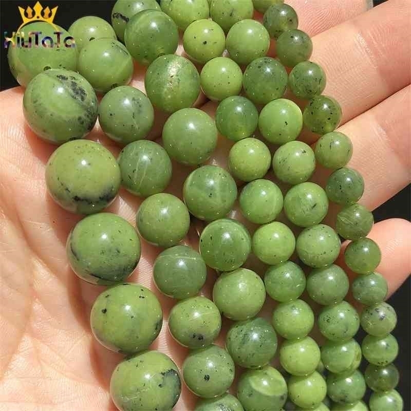 Natural Canada Jades Stone Round Gem Loose Spacer Beads For Jewelry DIY Making Bracelet Accessories 15''Inches 6 8 10 12mm
Natural Canada Jades Stone Round Gem Loose Spacer Beads For Jewelry DIY Making Bracelet Accessories 15''Inches 6 8 10 12mm